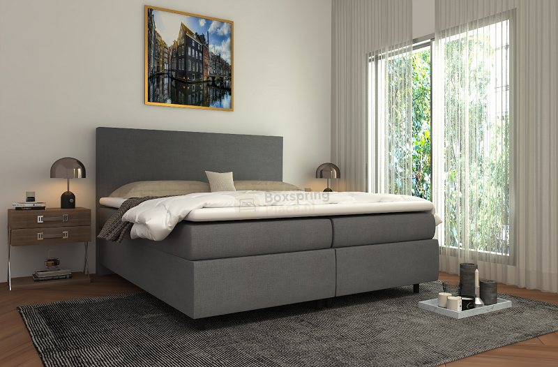 Boxspring Relax Geveerde Boxen extra hoge instap - Boxspringplace. Boxspring 140x200. Boxspring 160x200. Boxspring 180x200. Boxspring 200x200. Goedkope Boxspring. Complete boxspring. Hoge boxspring.