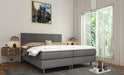 Boxspring Miracle Lengte maat 220 cm Grijs - BoxspringPlace. Boxspring 140x220. Boxspring 160x220. Boxspring 180x220. Grote Boxspring. Lange Boxspring. Boxspring. Boxsprings. Boxspring aanbieding.