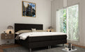 Boxspring Miracle Lengte maat 220 cm Zwart - BoxspringPlace. Boxspring 140x220. Boxspring 160x220. Boxspring 180x220. Grote Boxspring. Lange Boxspring. Boxspring. Boxsprings. Boxspring aanbieding.